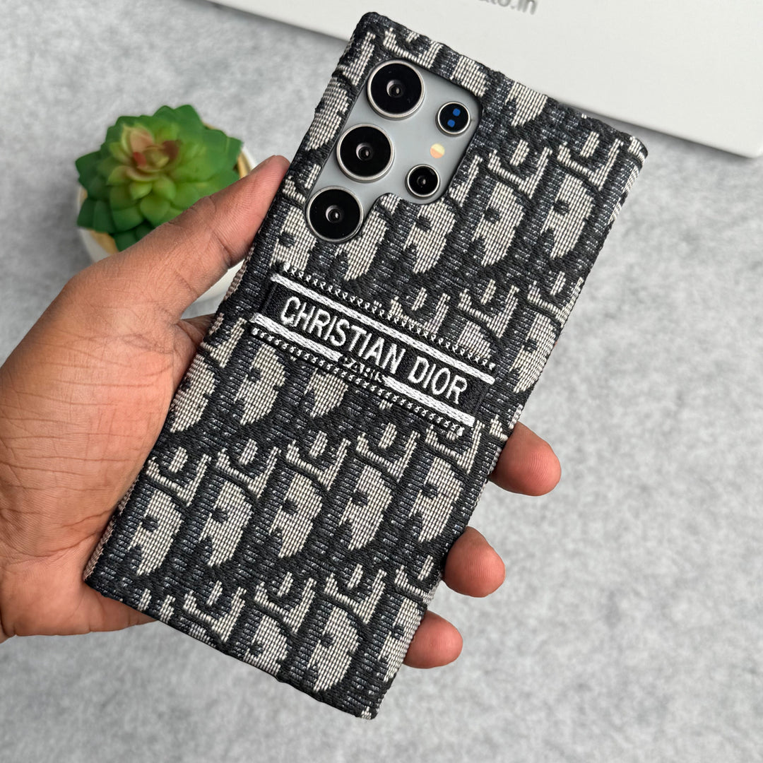 Luxuriöse C-Dior-Markendesign-Hülle für Samsung Galaxy