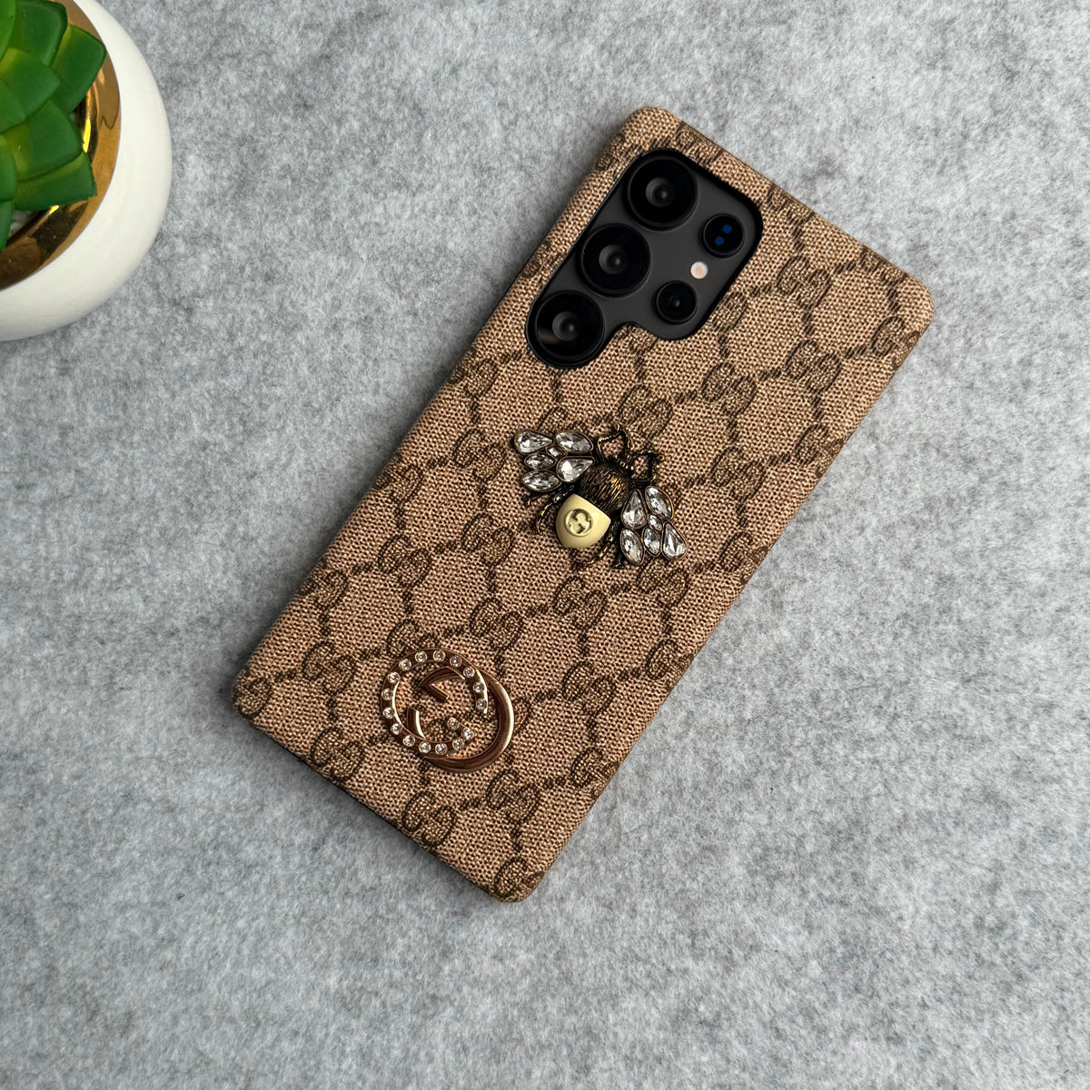 Luxus prémium márkájú 3D MÉH Design tok Samsung Galaxy készülékhez