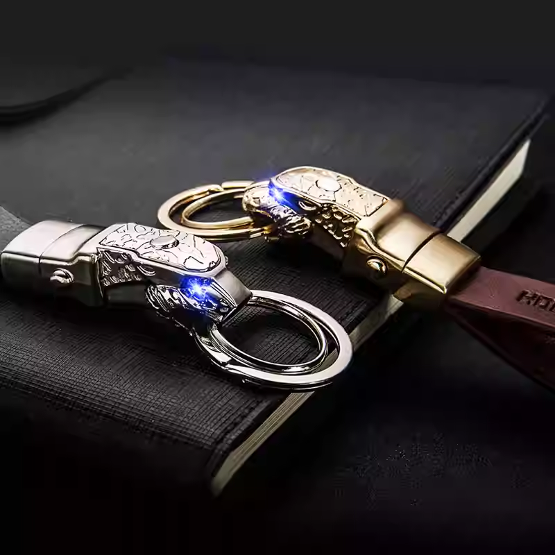Chaveiro de couro genuíno para carro – chaveiro premium para homens