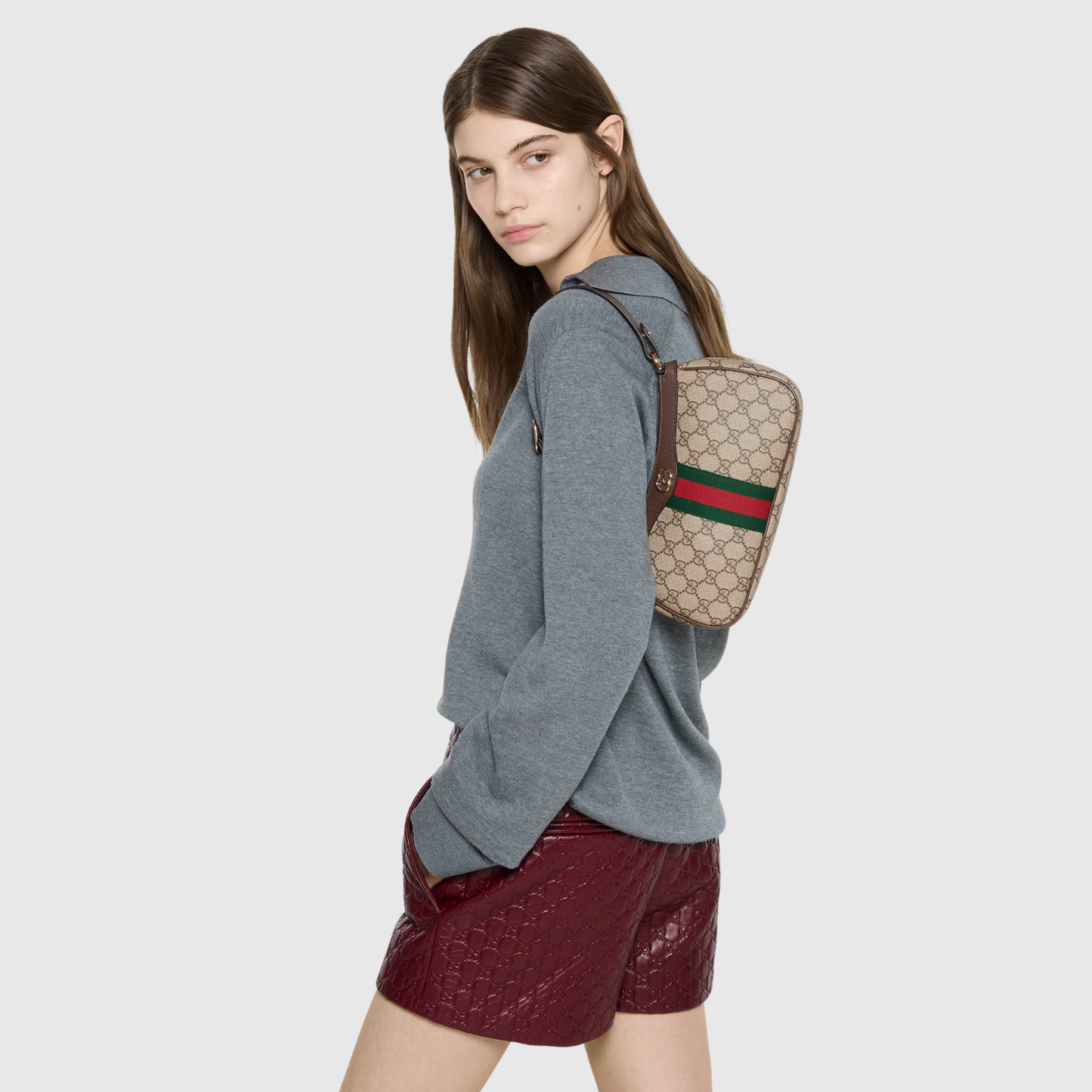 Sac à bandoulière à motifs en toile