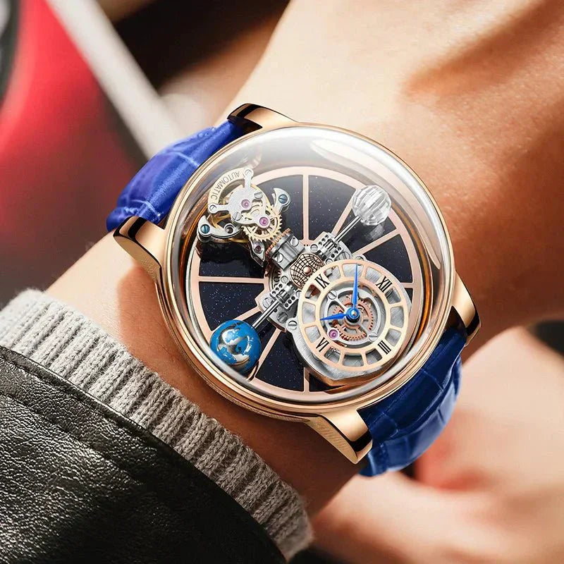 Reloj de lujo Galactic Pioneer Cronógrafo Tourbillon