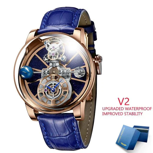 Reloj de lujo Galactic Pioneer Cronógrafo Tourbillon