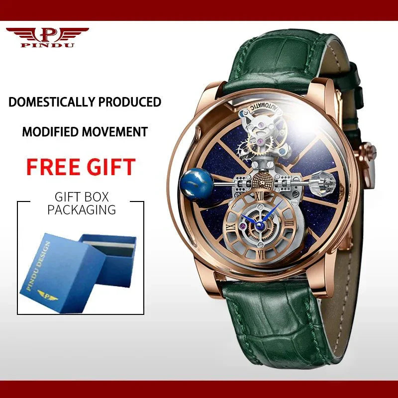 Reloj de lujo Galactic Pioneer Cronógrafo Tourbillon