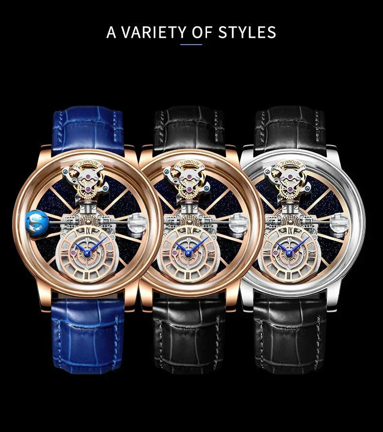 Reloj de lujo Galactic Pioneer Cronógrafo Tourbillon