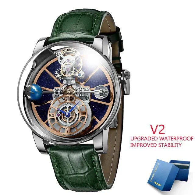 Reloj de lujo Galactic Pioneer Cronógrafo Tourbillon