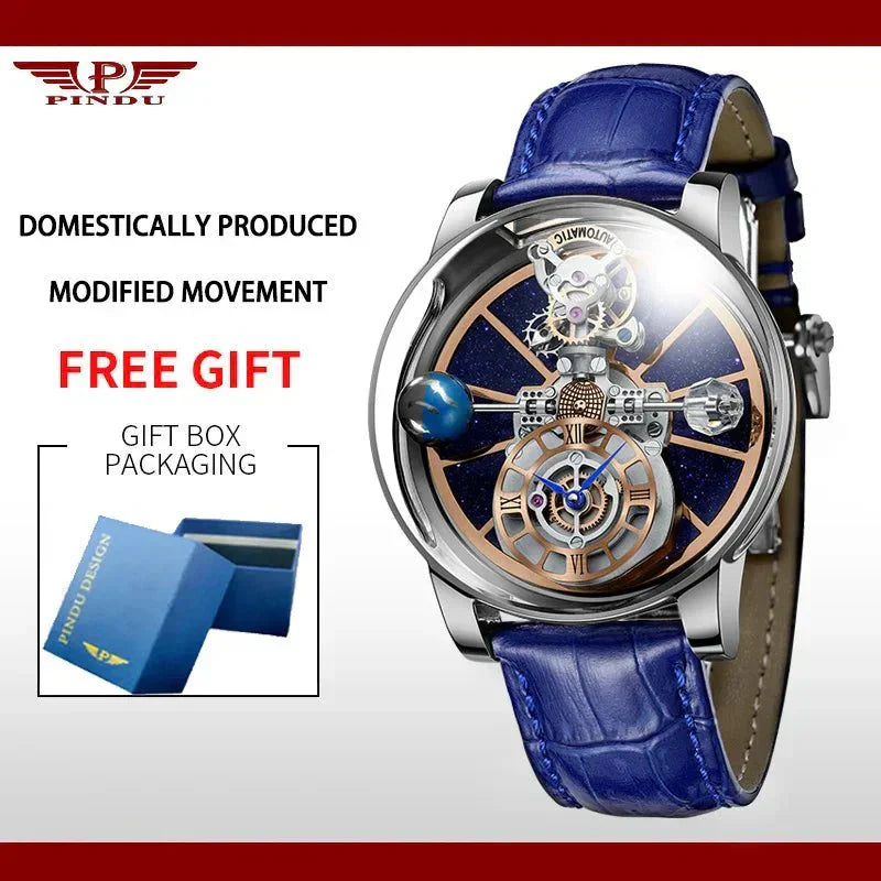 Reloj de lujo Galactic Pioneer Cronógrafo Tourbillon