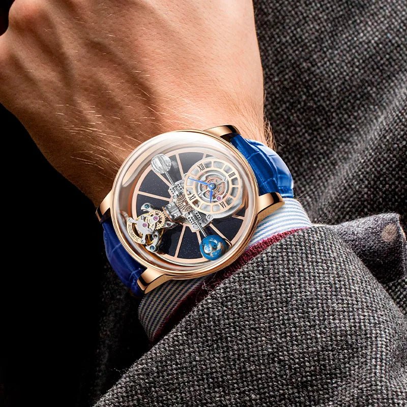Reloj de lujo Galactic Pioneer Cronógrafo Tourbillon