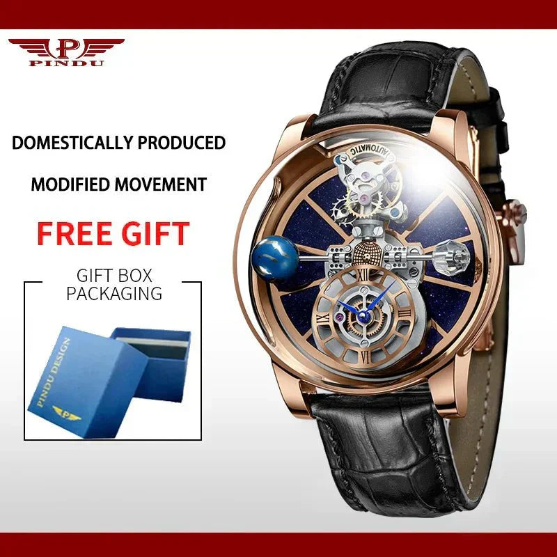 Reloj de lujo Galactic Pioneer Cronógrafo Tourbillon