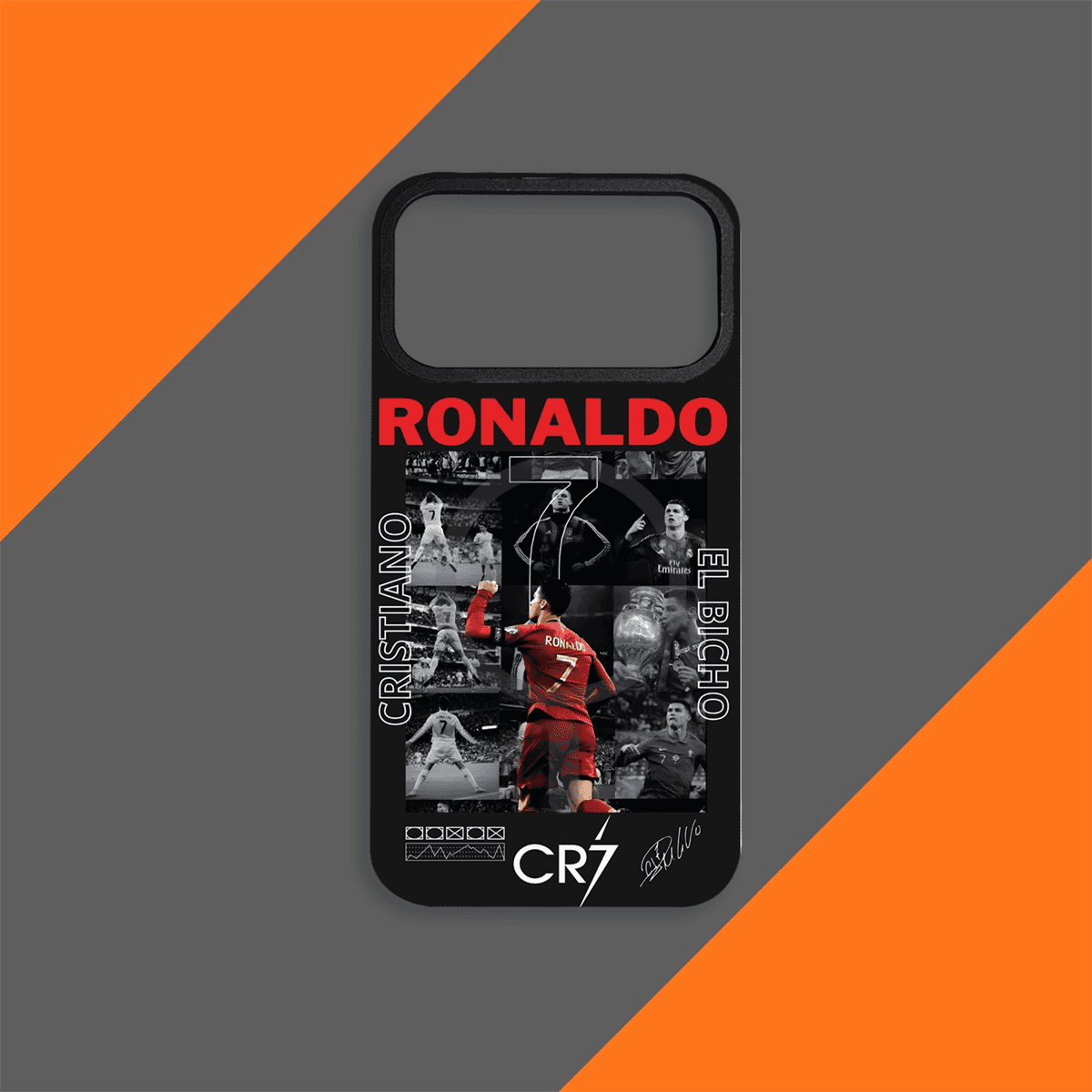 Football Legends mágneses telefontok – ütésálló puha TPU cserélhető hátlappal