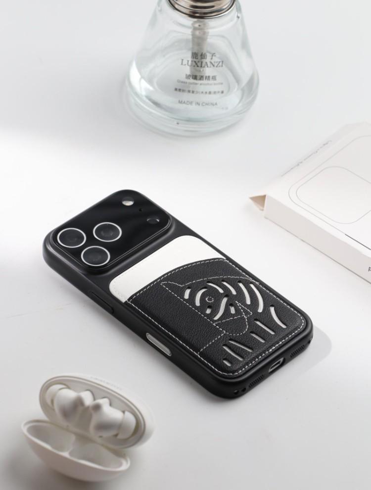 2026 Neue Premium-Leder-iPhone-Hülle mit Kartenfach – limitierte Auflage „Jahr des Pferdes“.