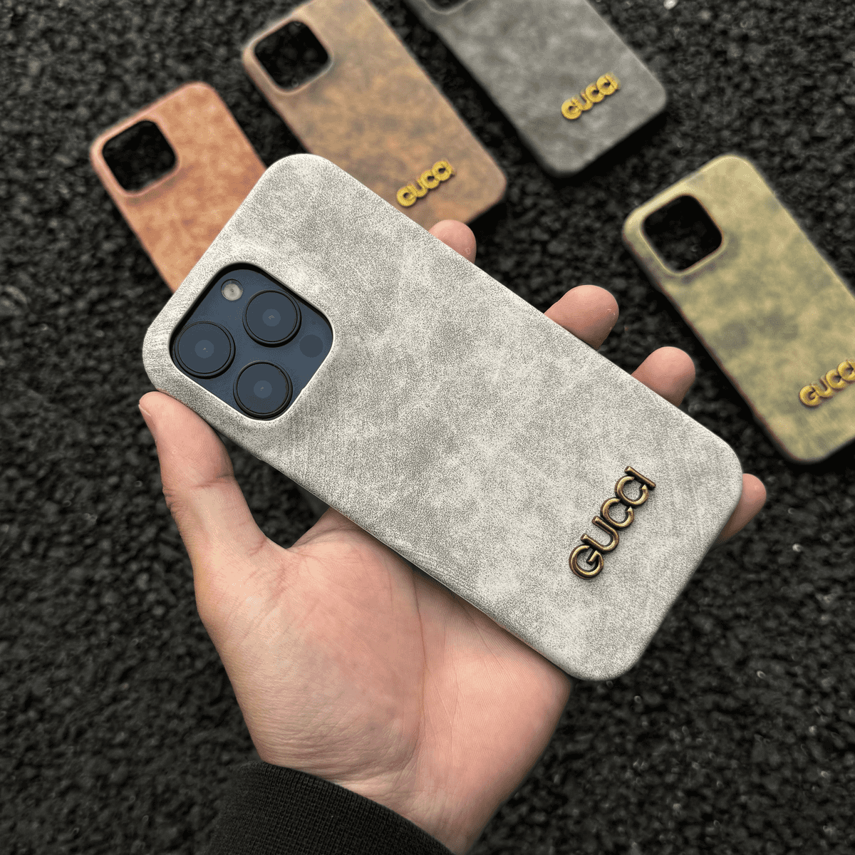Klasický Vintage semišový obal na iPhone