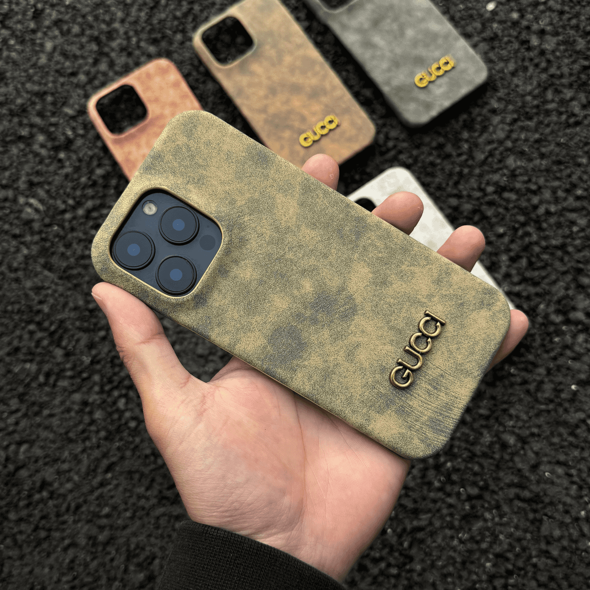 Klasický Vintage semišový obal na iPhone