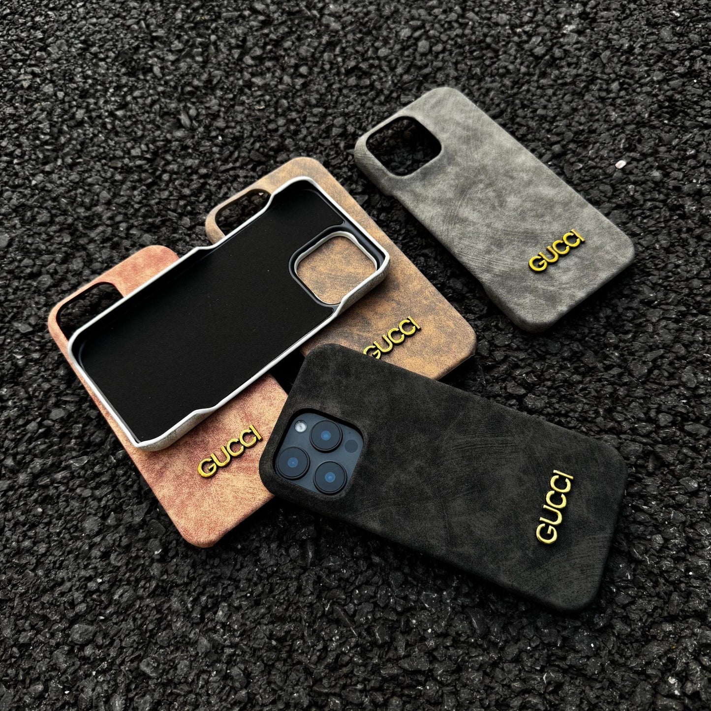 Klasický Vintage semišový obal na iPhone