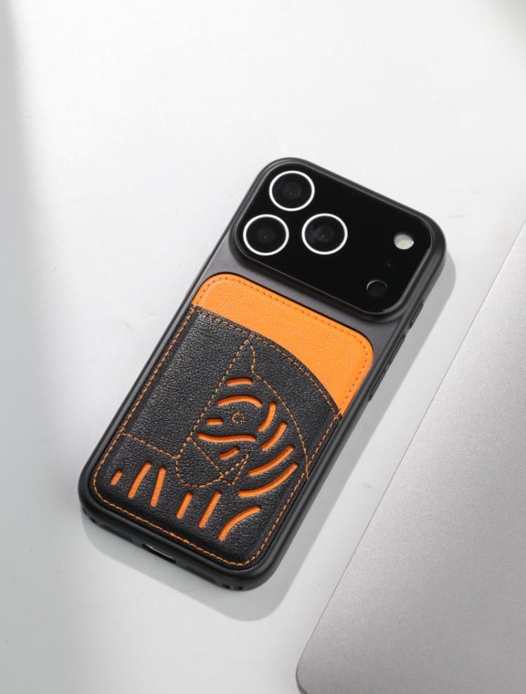 2026 Neue Premium-Leder-iPhone-Hülle mit Kartenfach – limitierte Auflage „Jahr des Pferdes“.
