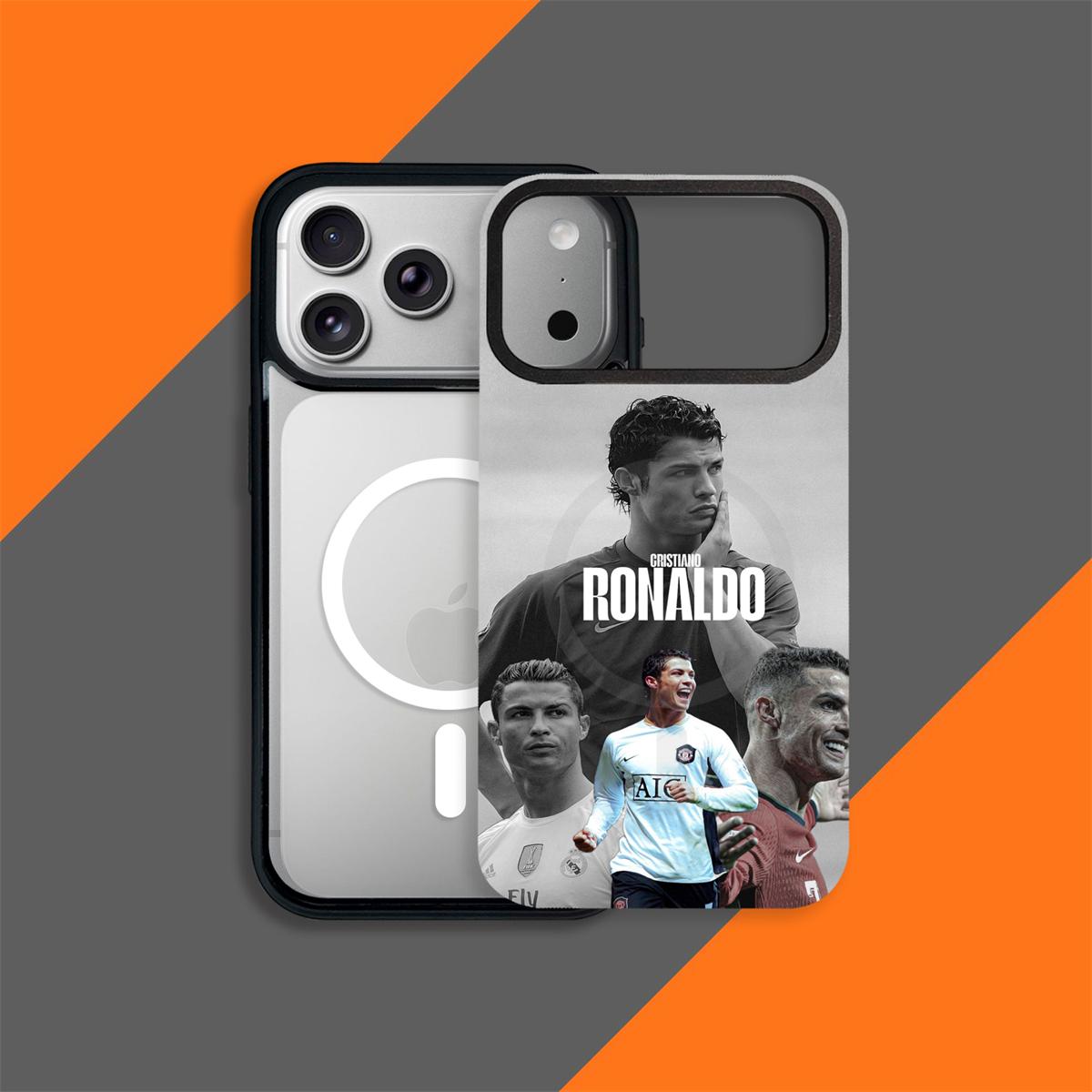 Football Legends mágneses telefontok – ütésálló puha TPU cserélhető hátlappal