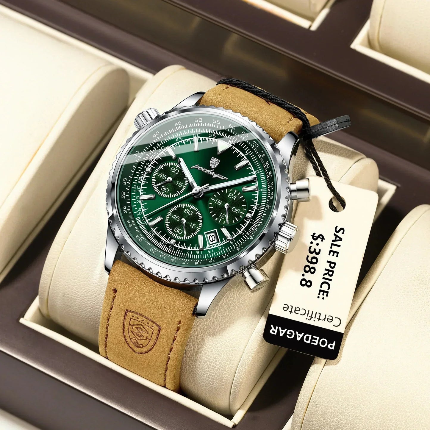 Mystic Veil Phantom Quartz – Opplyst Blackstone Luxury Watch