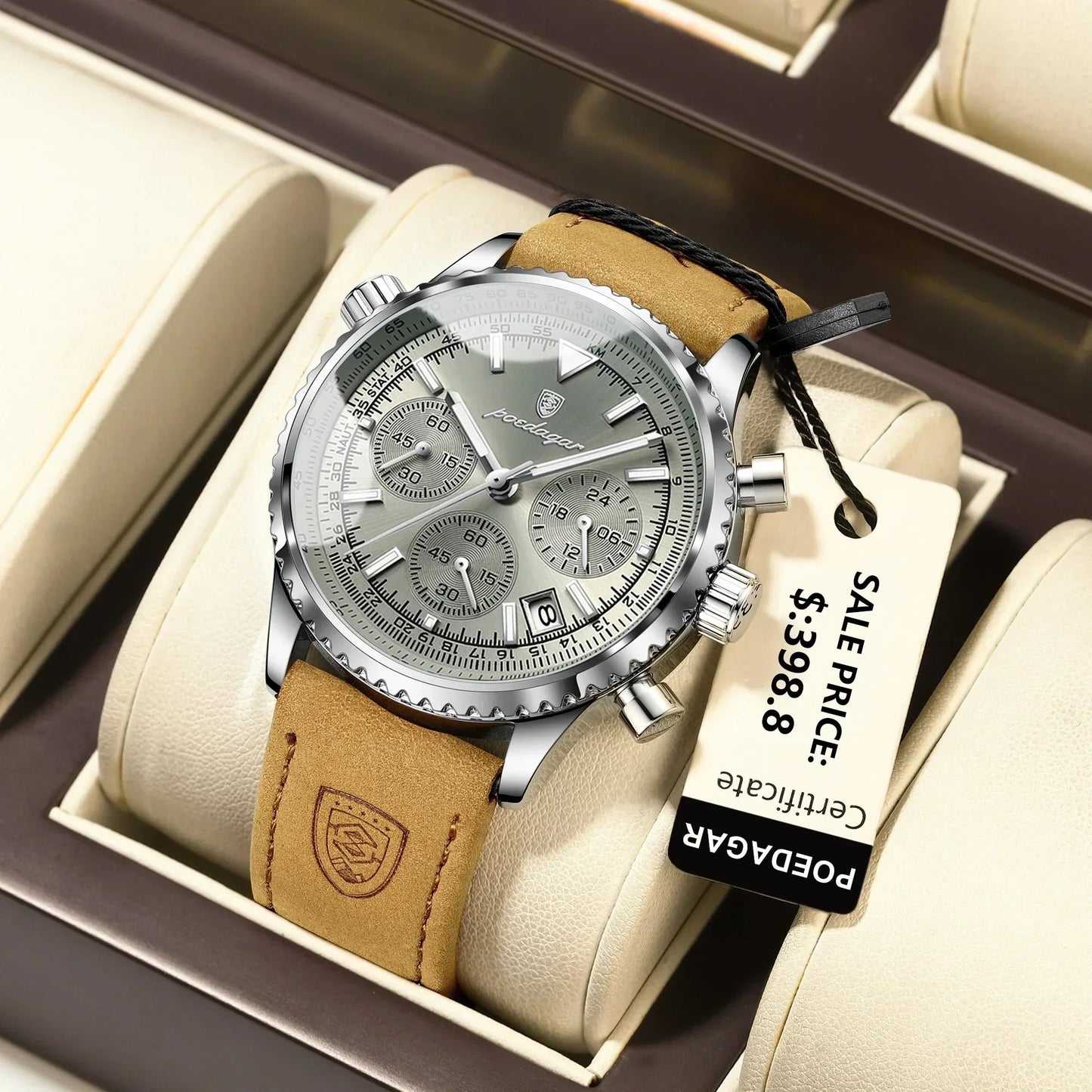 Mystic Veil Phantom Quartz – Opplyst Blackstone Luxury Watch