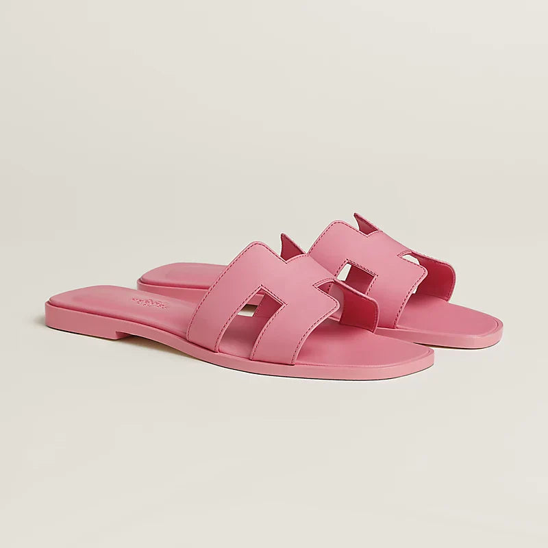 Minimal Double H Logo Slides – Minimal schicke Sandalen