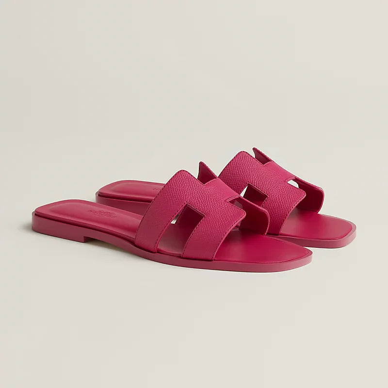 Minimal Double H Logo Slides – Minimal schicke Sandalen