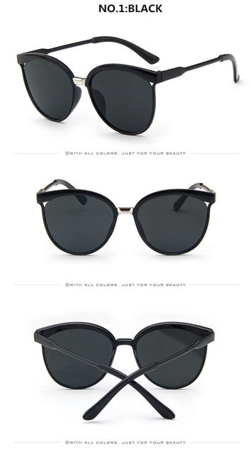 Designové sluneční brýle značky Cat Eye Dámské Luxusní plastové sluneční brýle Klasické Retro Venkovní brýle Oculos De Sol Gafas