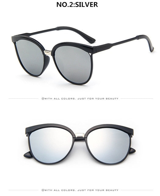 Designové sluneční brýle značky Cat Eye Dámské Luxusní plastové sluneční brýle Klasické Retro Venkovní brýle Oculos De Sol Gafas