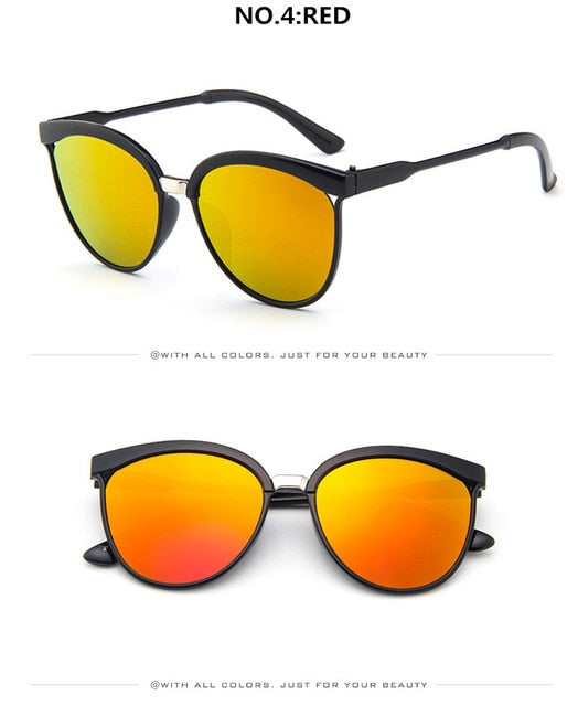 Designové sluneční brýle značky Cat Eye Dámské Luxusní plastové sluneční brýle Klasické Retro Venkovní brýle Oculos De Sol Gafas