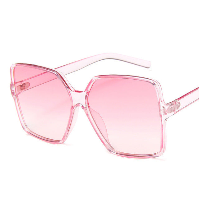 Higody Fashion Γυναικεία γυαλιά ηλίου Oversize Gradient Plastic Μάρκα Σχεδιαστής Γυναικεία γυαλιά ηλίου UV400 lentes de sol mujer