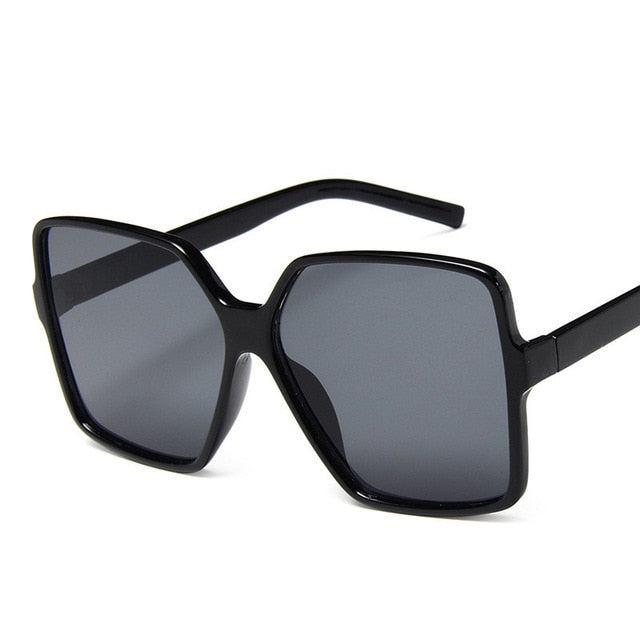 Higody Fashion Γυναικεία γυαλιά ηλίου Oversize Gradient Plastic Μάρκα Σχεδιαστής Γυναικεία γυαλιά ηλίου UV400 lentes de sol mujer