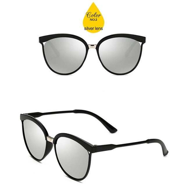 LeonLion Candies Značka Designér Sluneční brýle Cat Eye Dámské Luxusní Plastové Sluneční Brýle Klasické Retro Outdoor Oculos De Sol Gafas