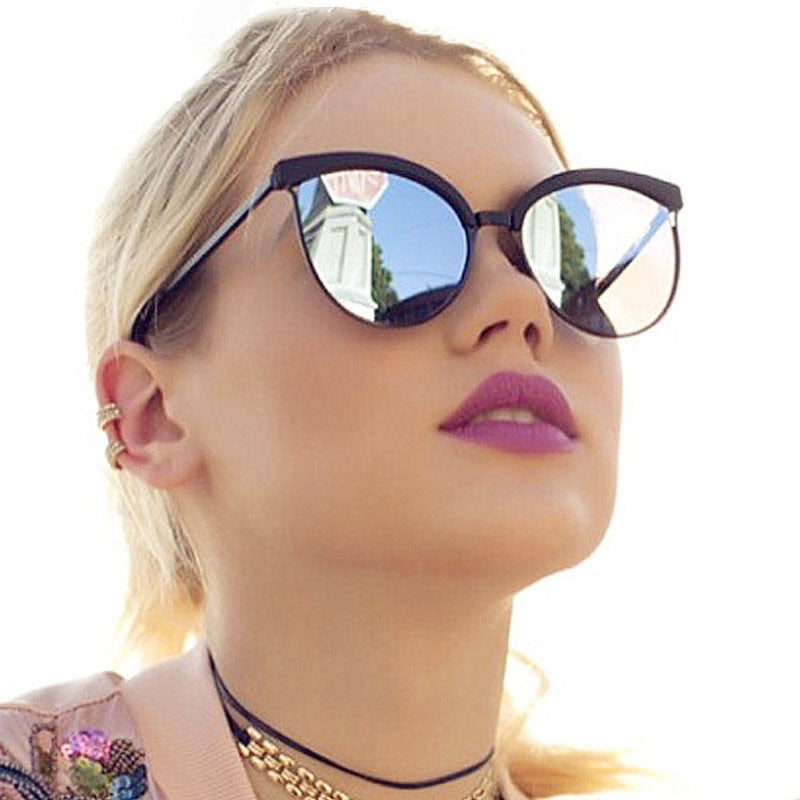 Designové sluneční brýle značky Cat Eye Dámské Luxusní plastové sluneční brýle Klasické Retro Venkovní brýle Oculos De Sol Gafas