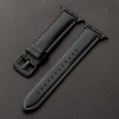 Pulseira de couro genuíno para Apple Watch