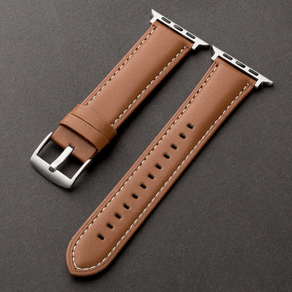 Pulseira de couro genuíno para Apple Watch