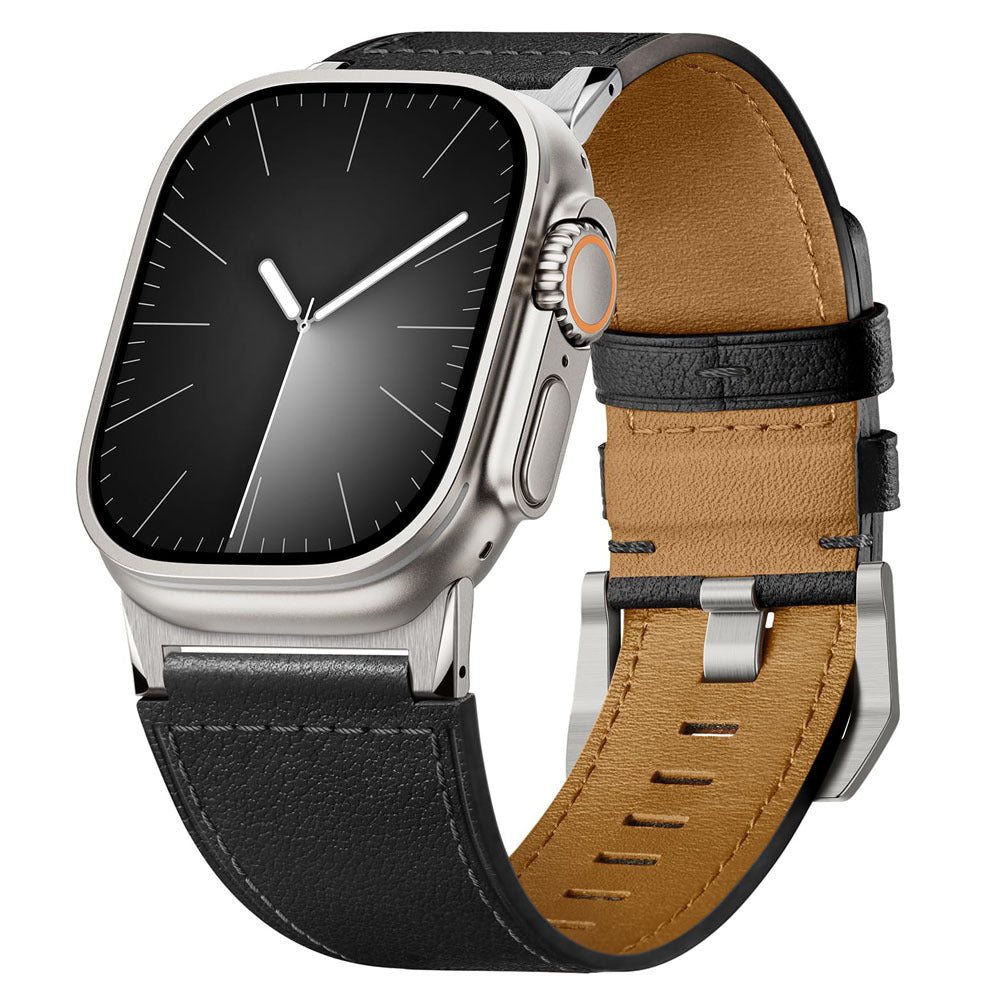 Correa de cuero genuino para Apple Watch Ultra